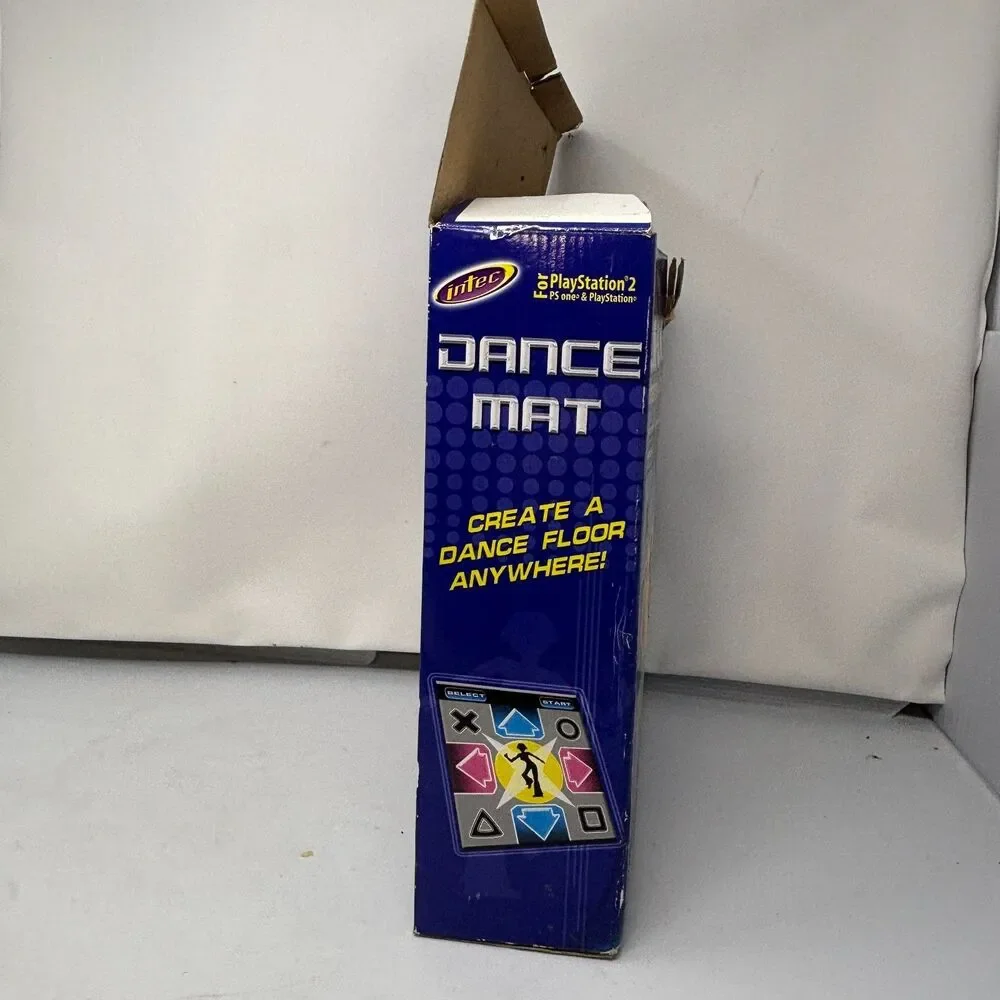 2005 Intec PlayStation 1 And PlayStation 2 DDR Dance Mat Open Box